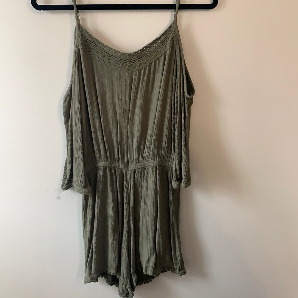 green romper